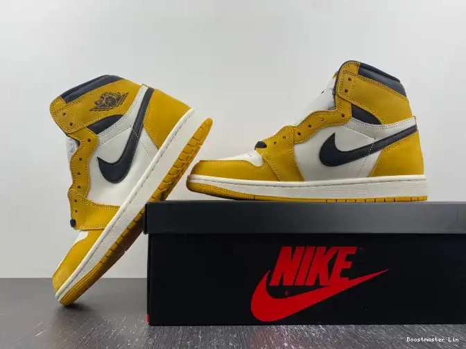 Boostmaster lin Yellow DZ5485-701 Jordan High Ochre 1 OG Air 0509
